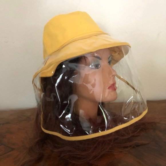 Face shield Mask with matching Hat sturdy washable - Picture 2 of 6